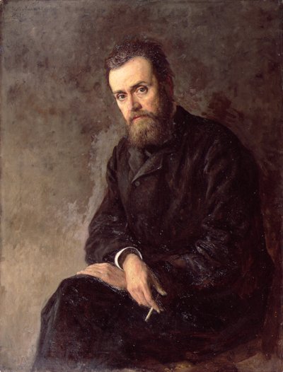 Portrait de Gleb I. Uspensky (1843-1902) 1884 - Nikolai Aleksandrovich Yaroshenko